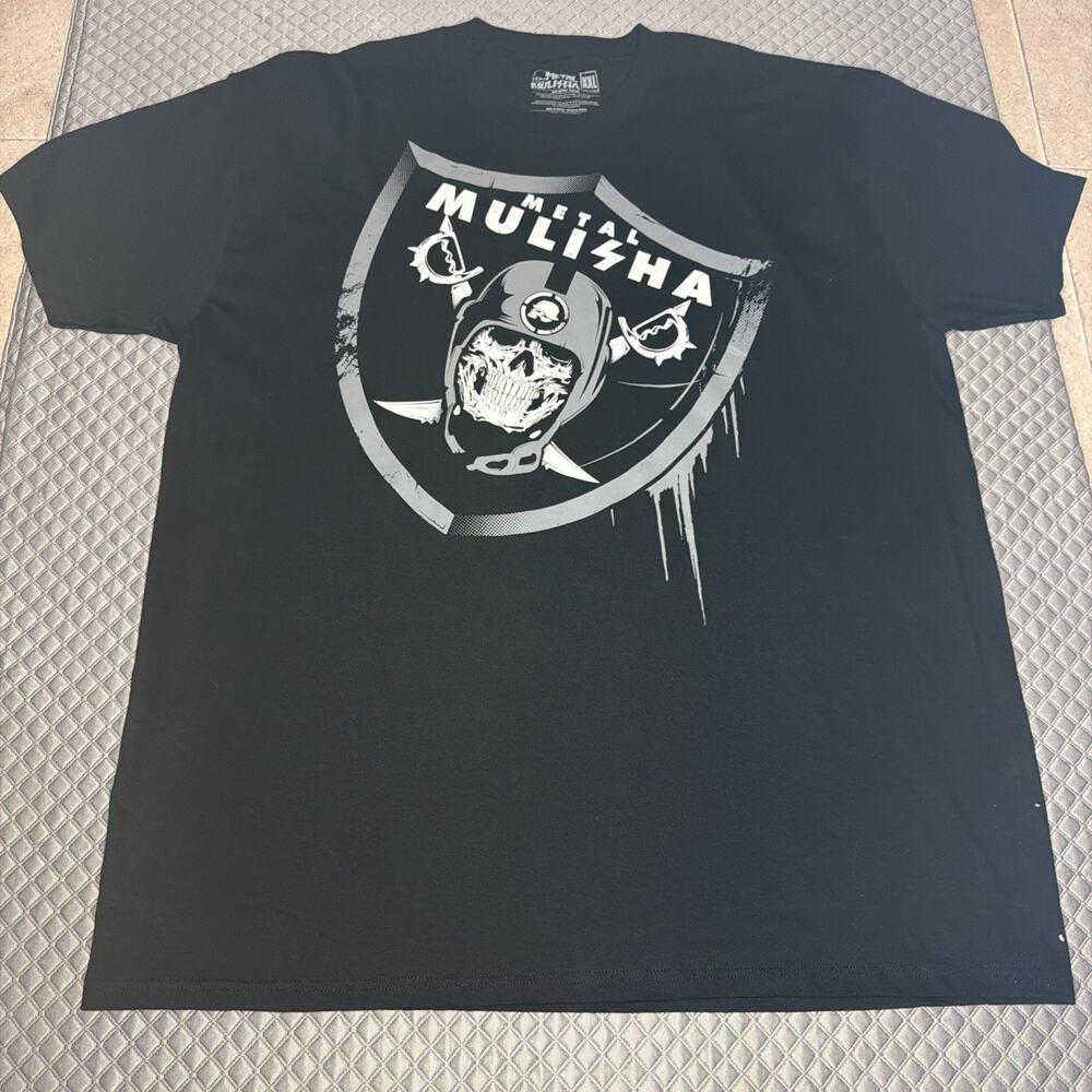 Metal Mulisha Mens XXL Black Graphic T-Shirt Skull Motocross Streetwear